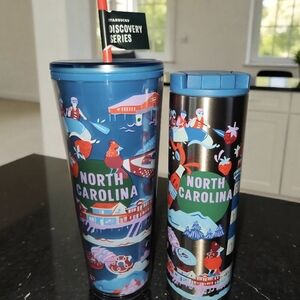 Starbucks North Carolina Discovery Series Tumbler and Travel Mug Set NEW 2024